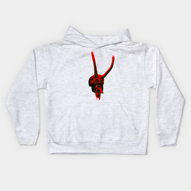 Season's Greetings from the Krampus Kids Hoodie by CreatureCorp